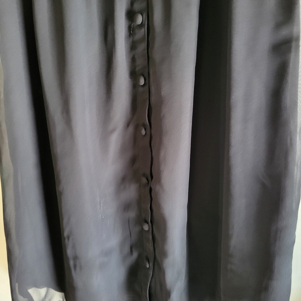 H&M Black Ruffled Mini Dress - Picture 3 of 8